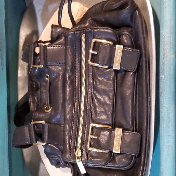 BLACK MICHAEL KORS BLACK WITH GOLD TRIM - Picture 1 of 11